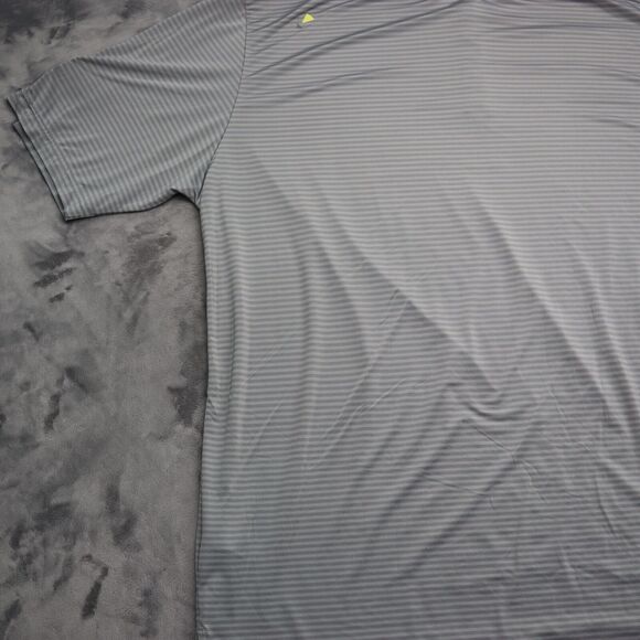 Foot Joy Shirt Mens XXL Gray Striped Polo FJ Golf Golfing Athletic Performance - Picture 16 of 16